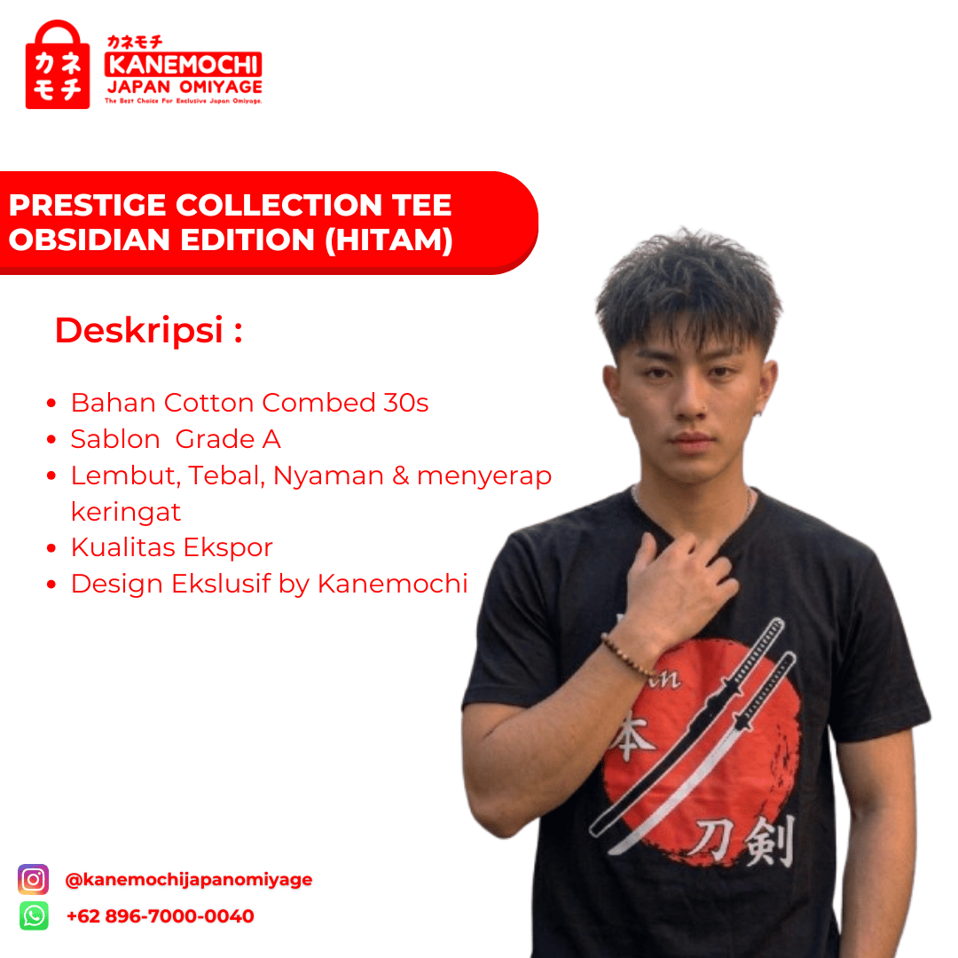 PRESTIGE COLLECTION TEE OBSIDIAN EDITION (BLACK) -... - Gambar 5