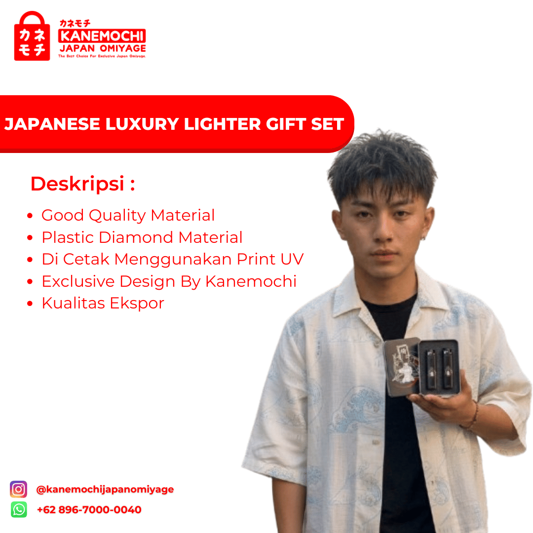 Japanese Luxury Lighter Gift Set - Kanemochi Souve... - Gambar 10