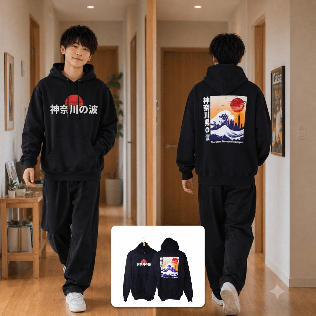 Japanese Oversized Street Hoodie | JAPAN ALLSIZE &... - Gambar 3