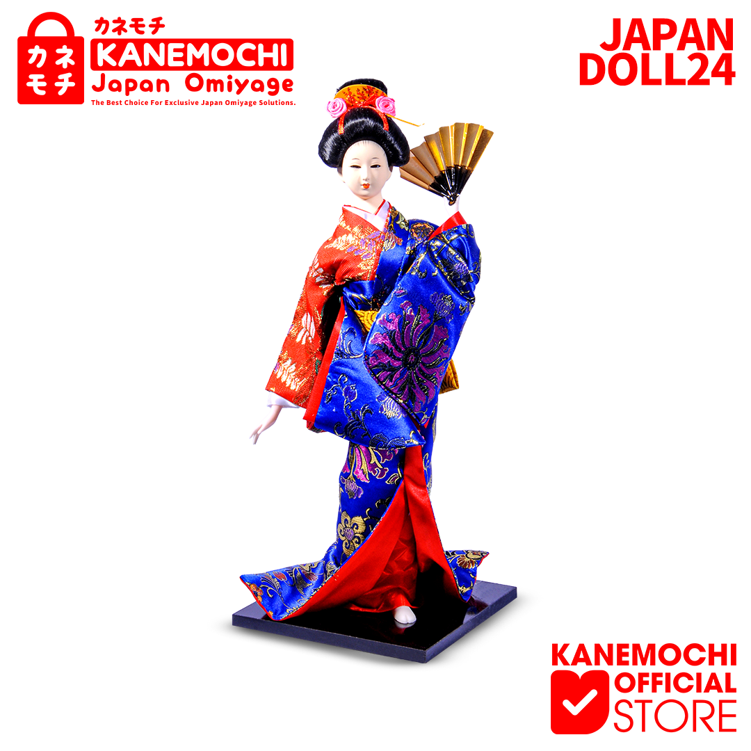 KANEMOCHI JAPAN GEISHA DOLL (43CM) - Patung Hadiah... - Gambar 4