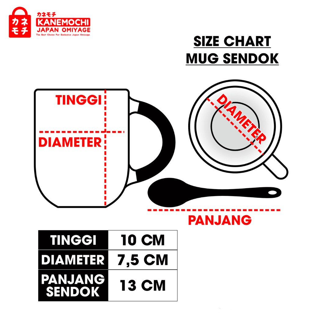 Kyoto Tea Ceremony Mug | Mug Keramik Set Sendok |... - Gambar 6