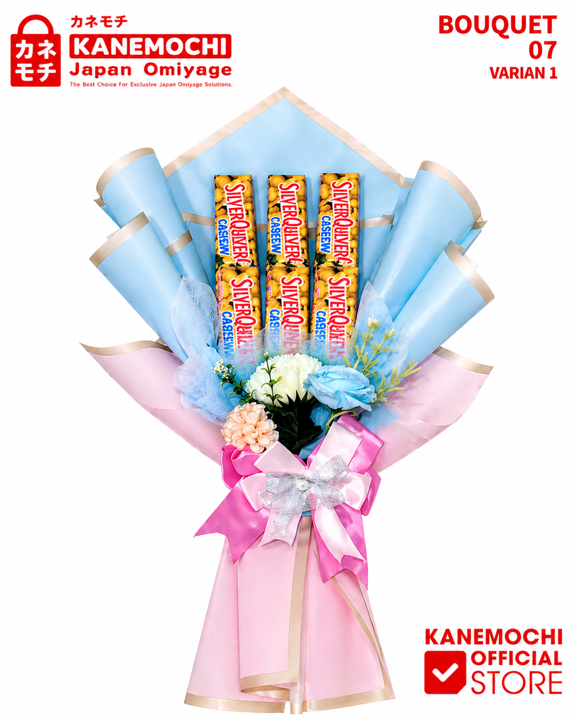 KANEMOCHI BOUQUET COKLAT -  OLEH OLEH JEPANG - SOU... - Gambar 2