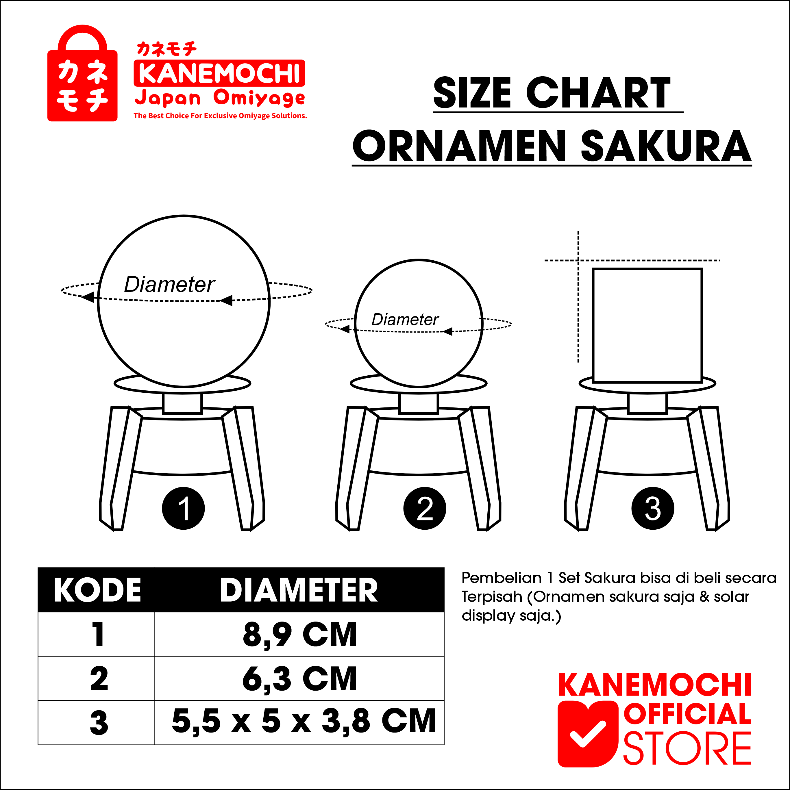 KANEMOCHI SOLAR ROTATING DISPLAY STAND -TEMPAT PAJ... - Gambar 2