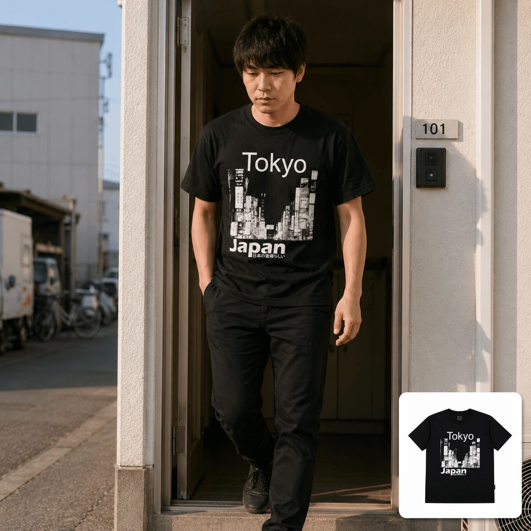 PRESTIGE COLLECTION TEE OBSIDIAN EDITION (BLACK)-... - Gambar 3