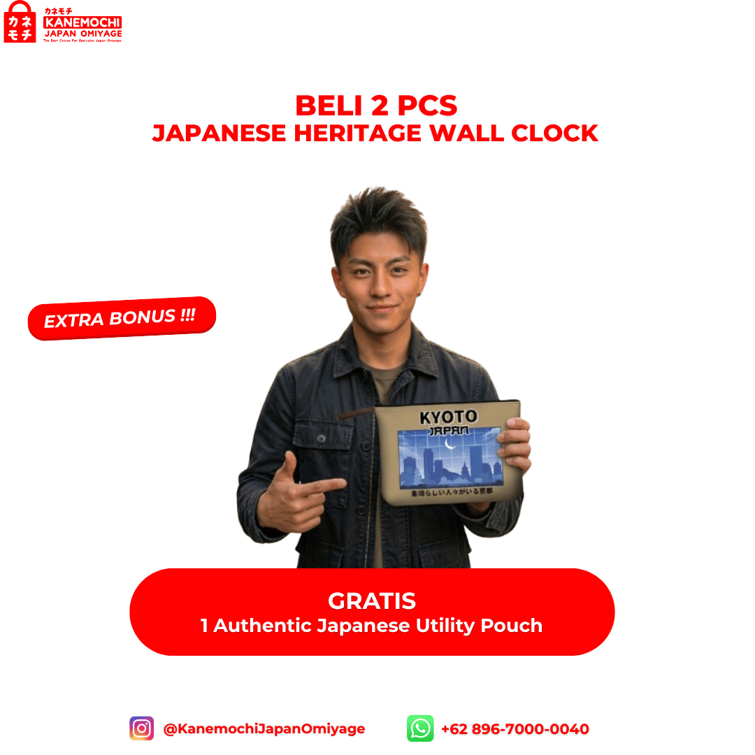 Japanese Heritage Wall Clock | Jam Dinding Kanji J... - Gambar 15