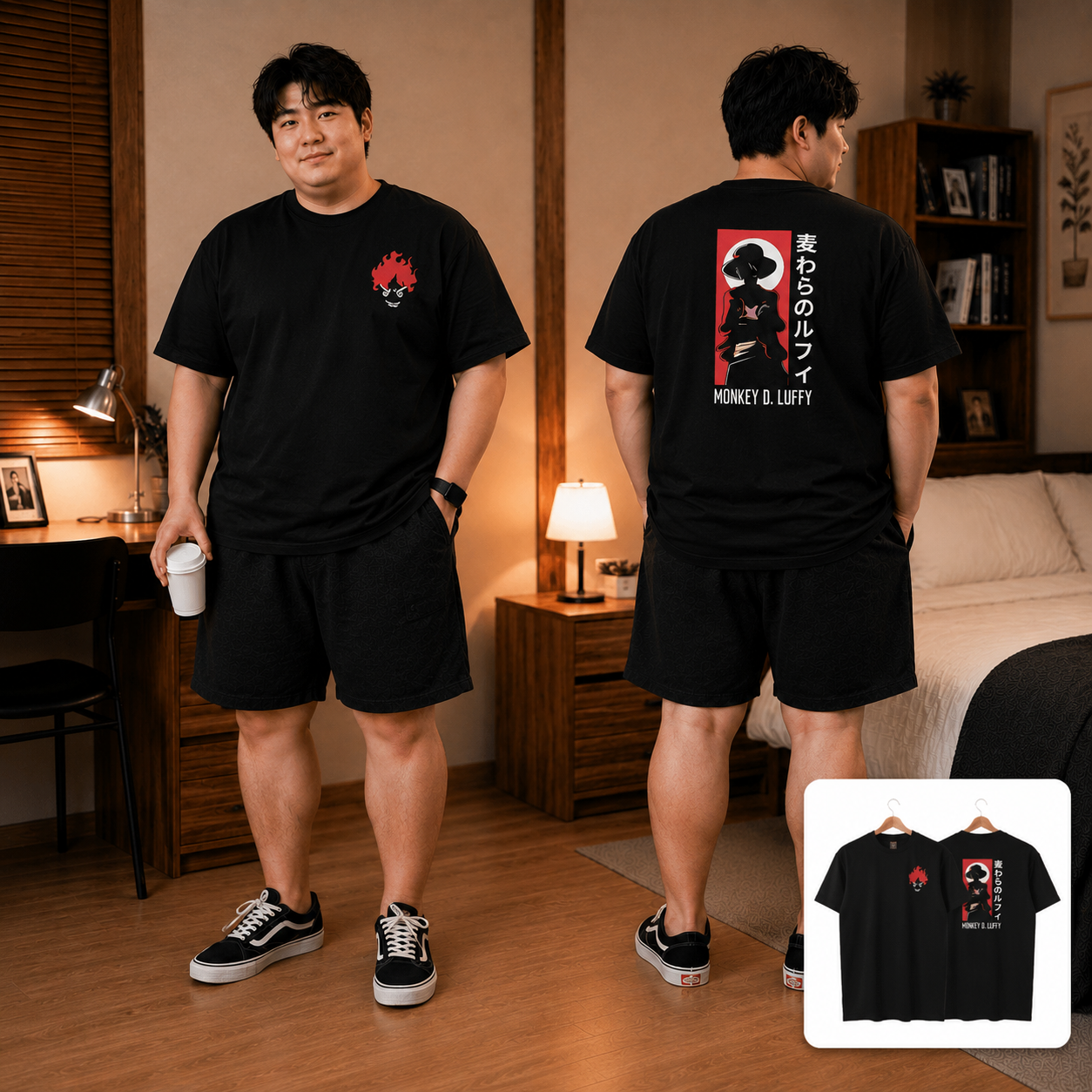 MASTERPIECE COLLECTION TEE MONKEY D LUFFY ONE PIEC... - Gambar 2