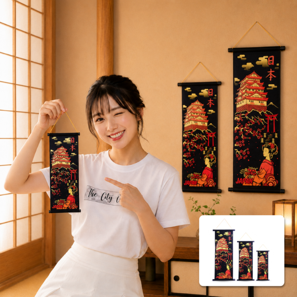 Kakejiku Colorful Signature GEISHA SUNSET JAPAN -...