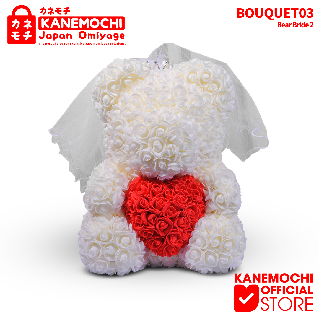 KANEMOCHI TEDDY BEAR ROSE BOUQUET - KANEMOCHI TEDD... - Gambar 2