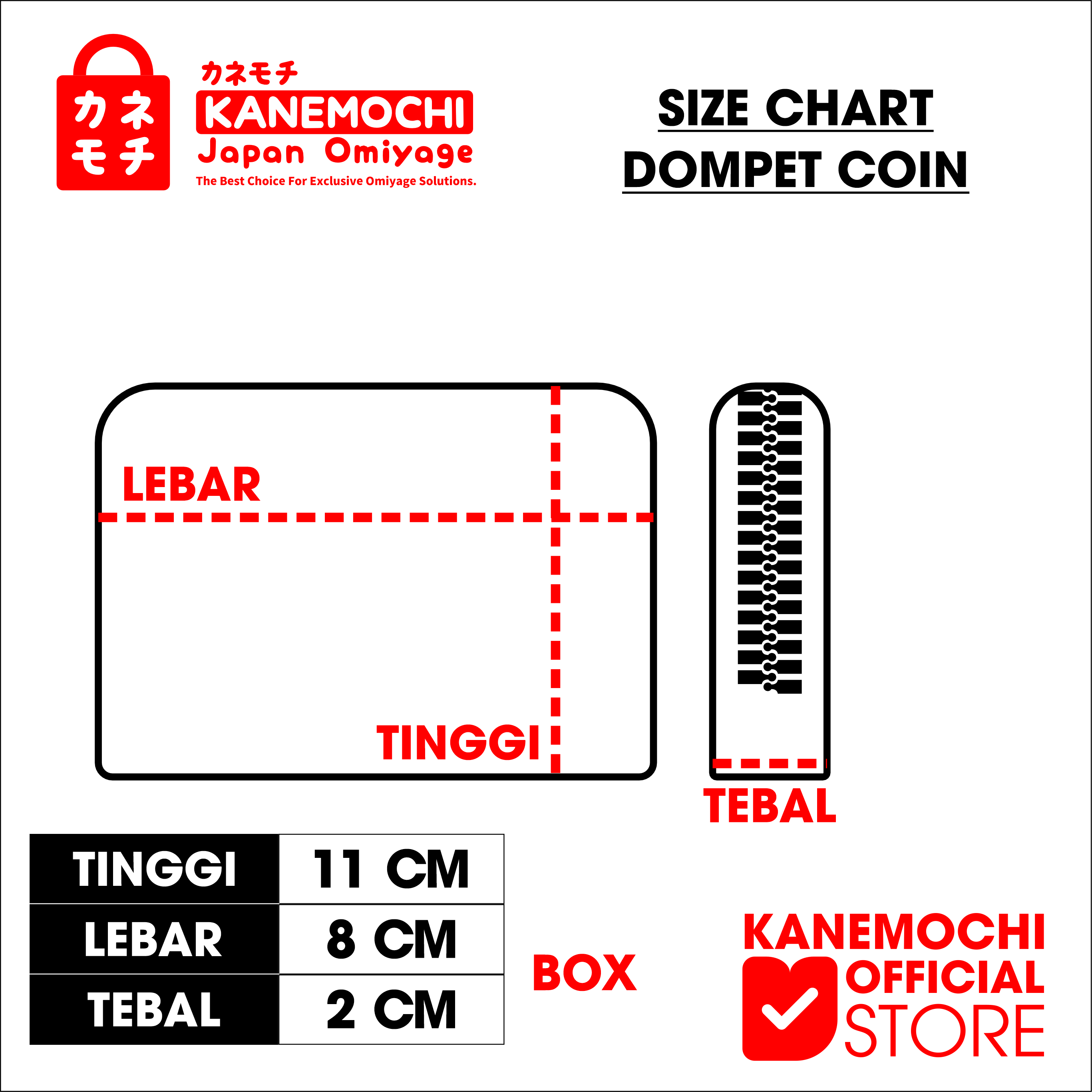 KANEMOCHI SAIFU - KANEMOCHI DOMPET WANITA - DOMPET... - Gambar 3