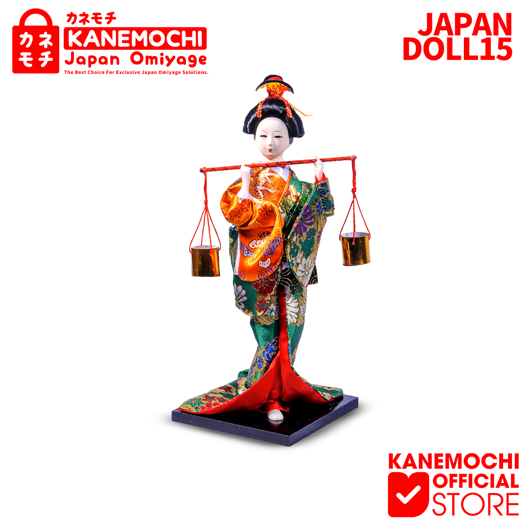 KANEMOCHI JAPAN GEISHA DOLL (30CM) - Souvenir Jepa... - Gambar 5
