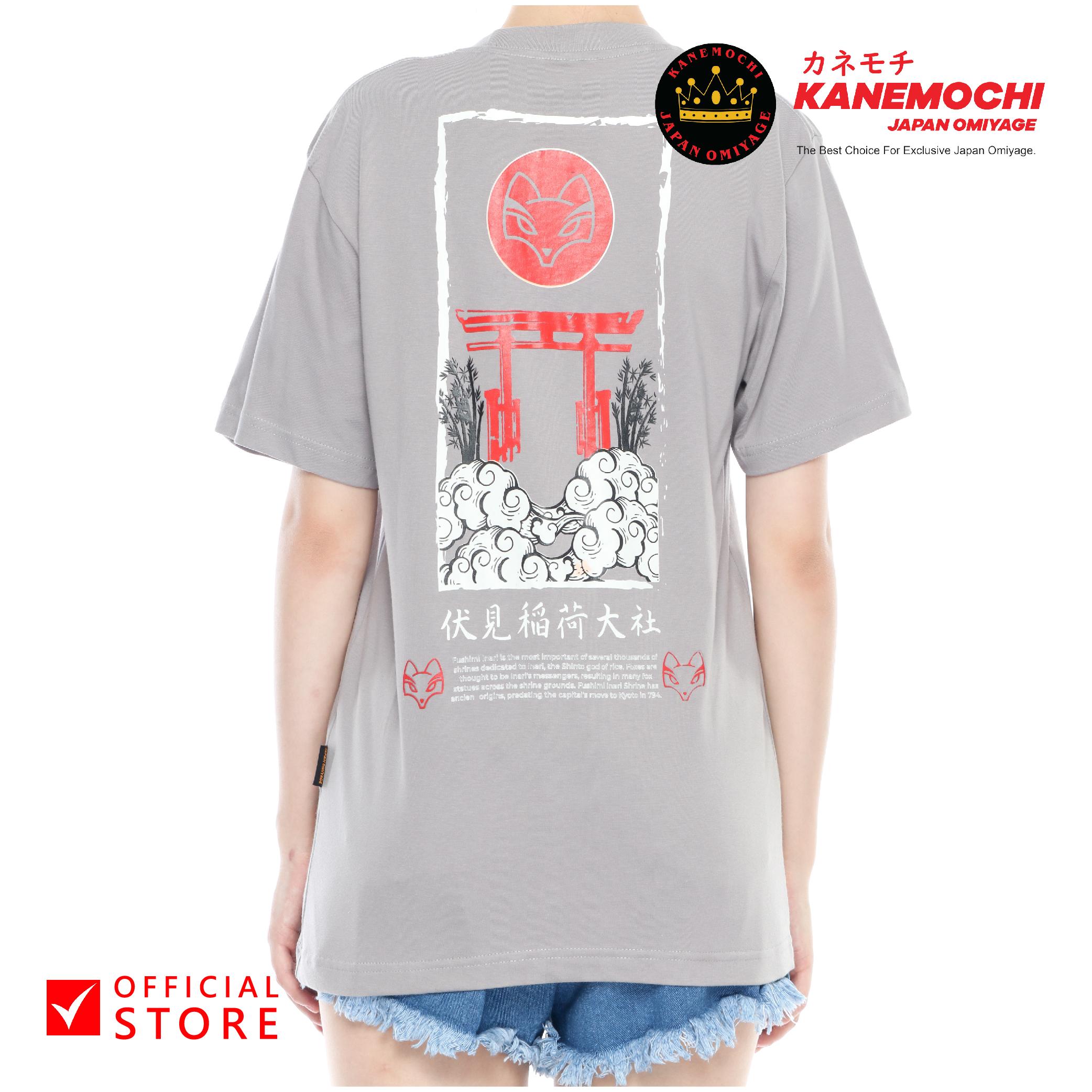 KANEMOCHI T-SHIRT / KAOS PREMIUM MOTIF KITSUNE & F...