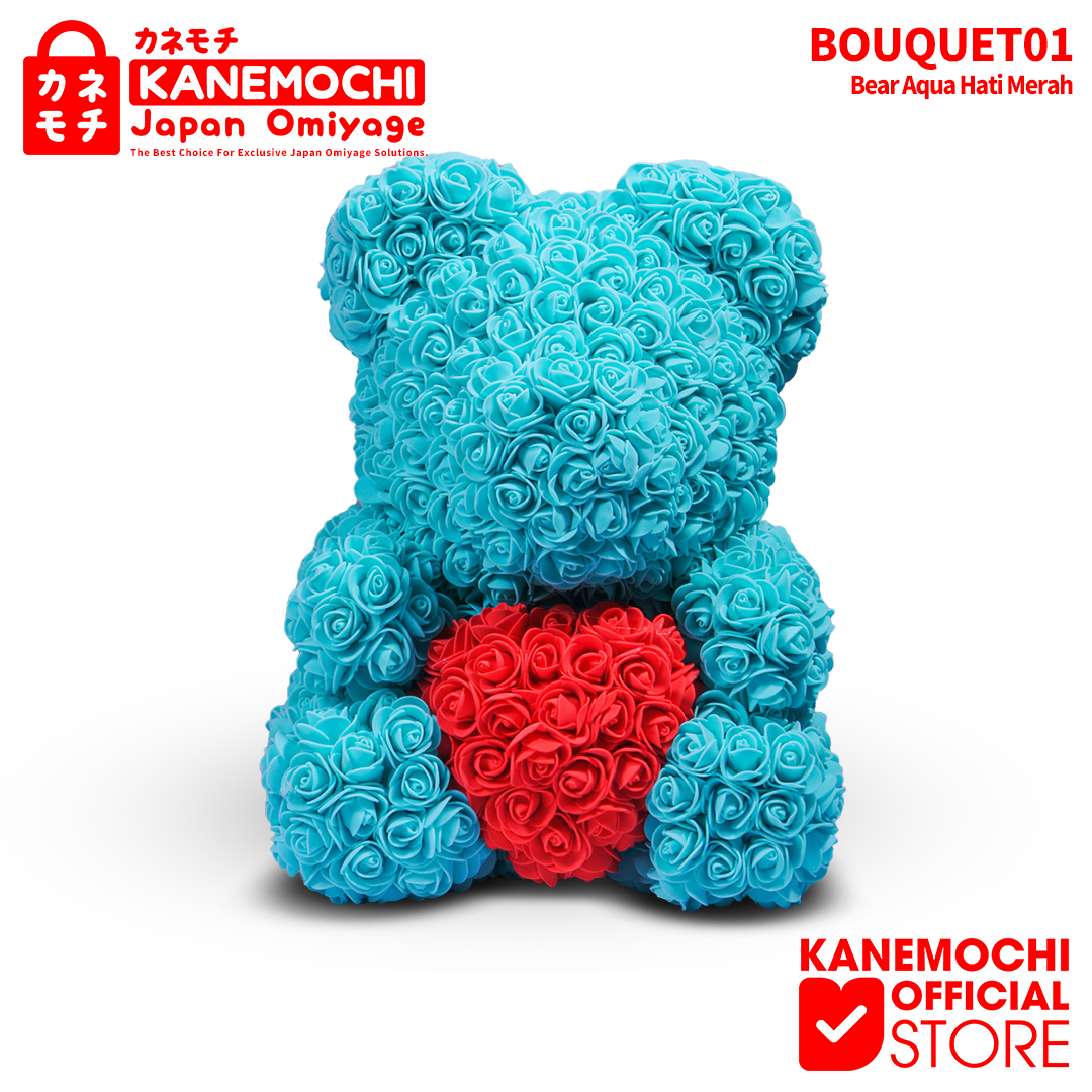 KANEMOCHI TEDDY BEAR ROSE BOUQUET - KANEMOCHI TEDD... - Gambar 9