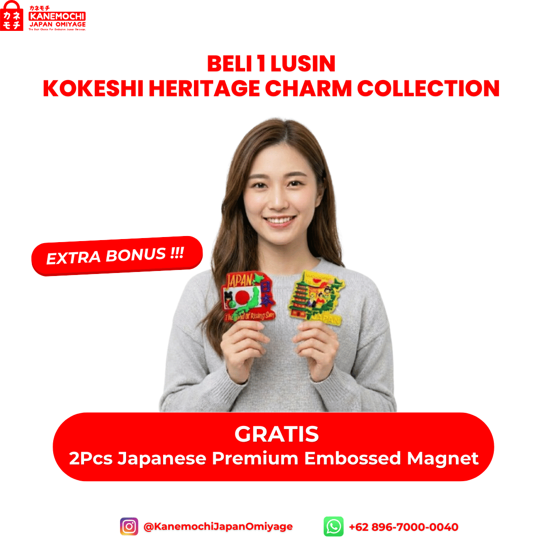 Kokeshi Heritage Charm | Gantungan Kunci Geisha Je... - Gambar 11