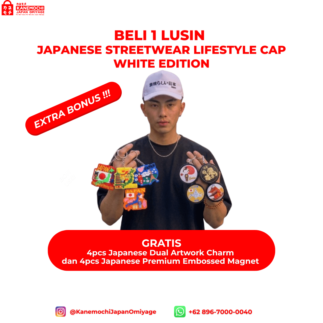 Japanese Streetwear Lifestyle Cap White Edition |... - Gambar 14