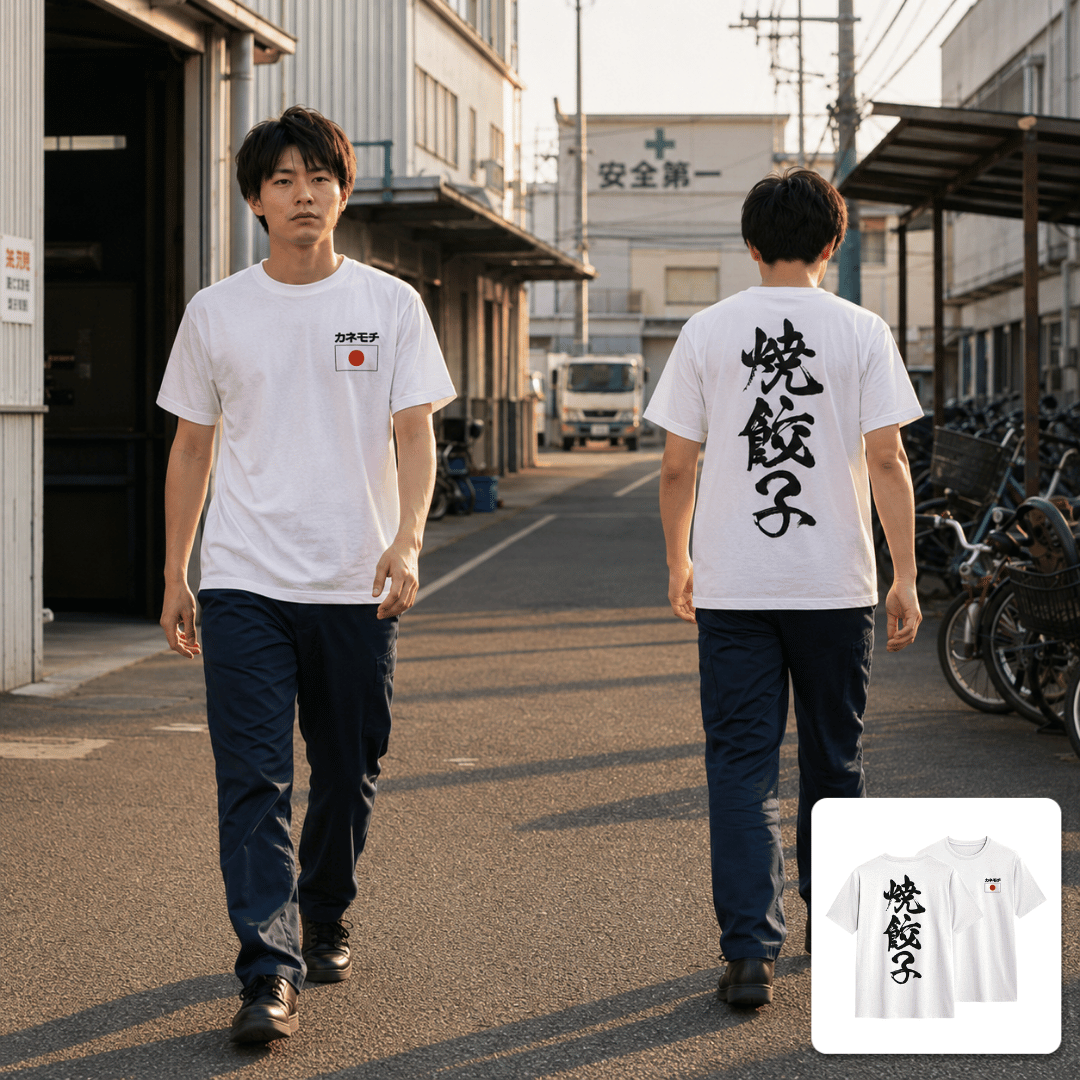 JAPANESE SIGNATURE TEE PEARL EDITION MOTIF YAKI GY...