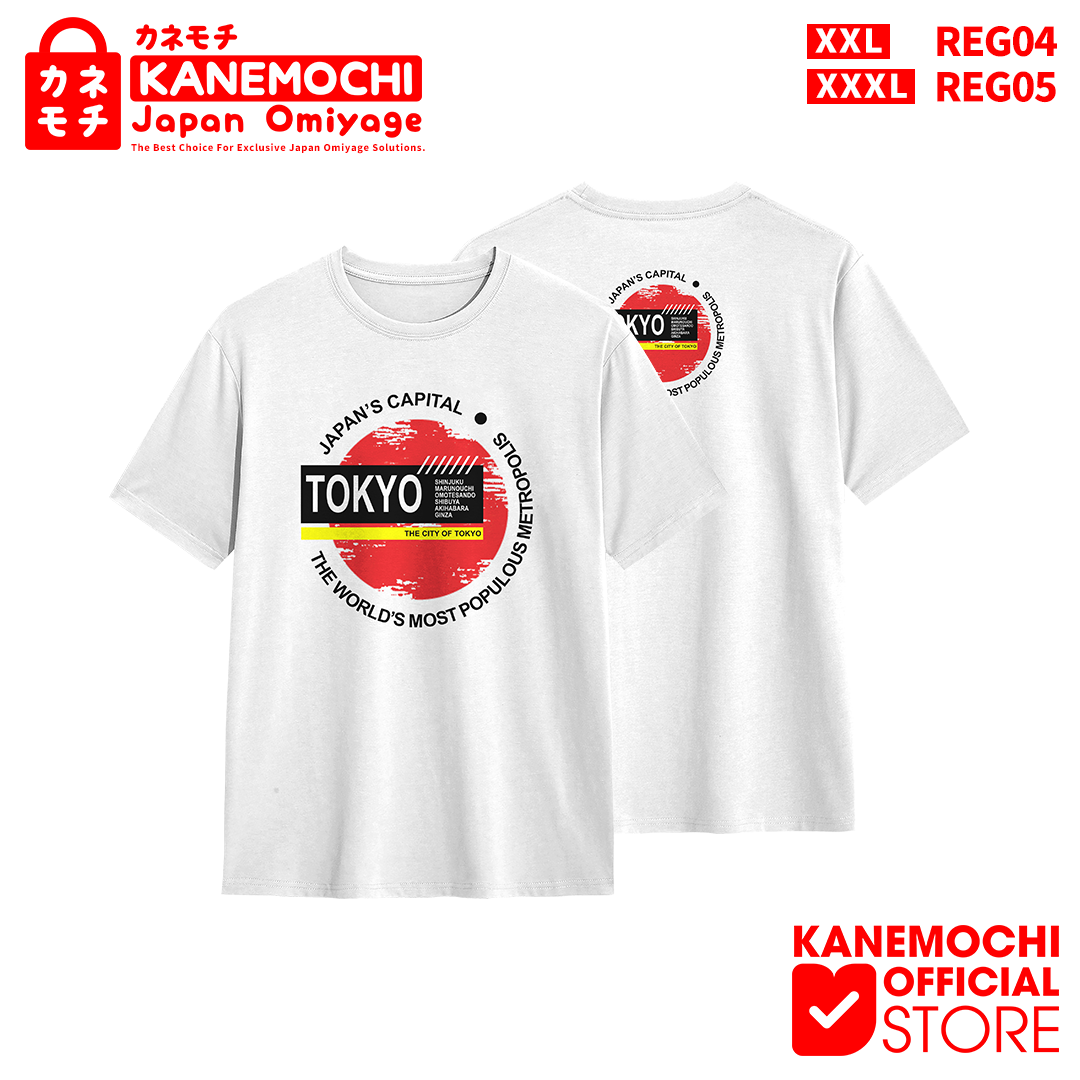 KANEMOCHI T-SHIRT - KANEMOCHI KAOS PUTIH UNISEX MO... - Gambar 2