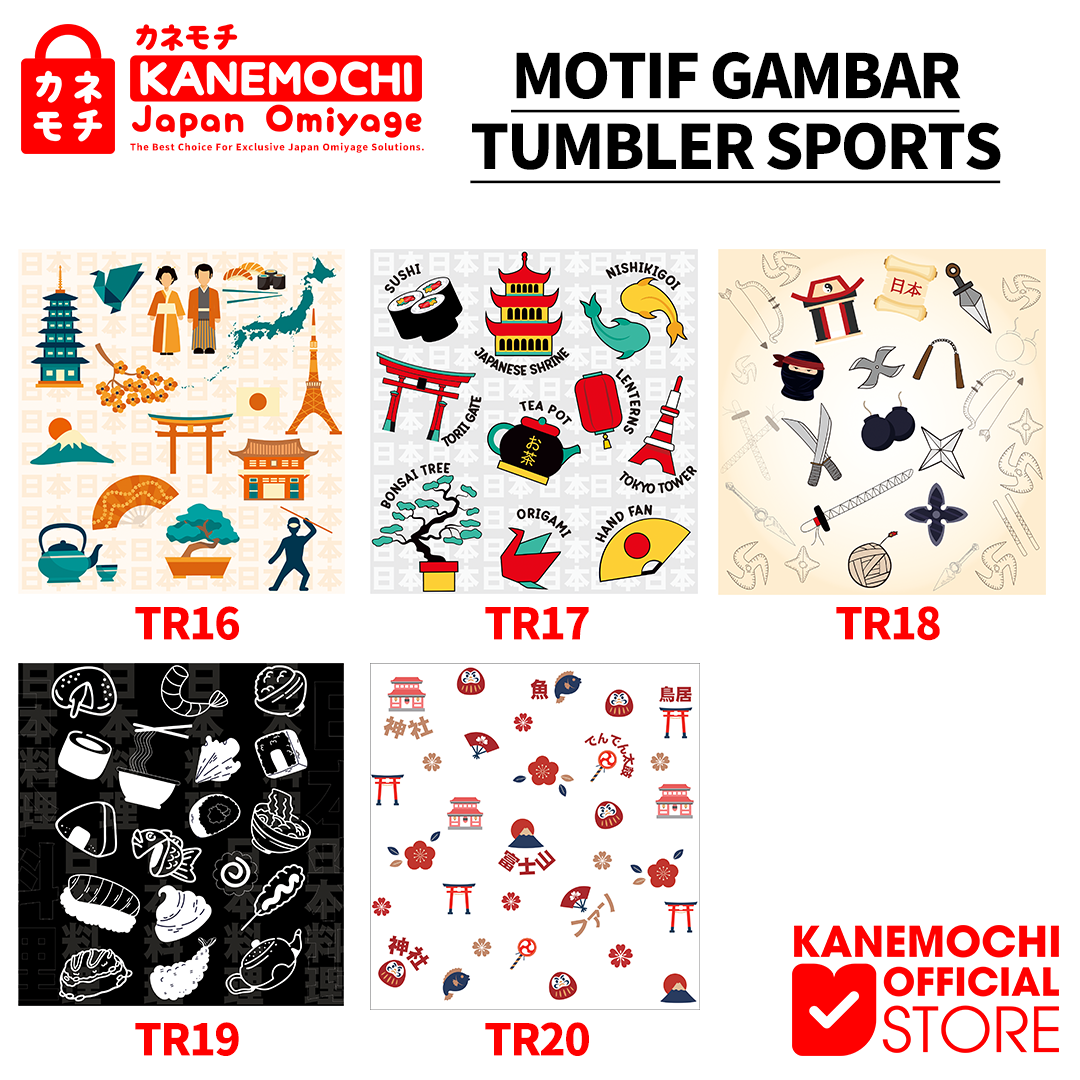 Kanemochi Tumbler Sport Desain Jepang - Ideal untu... - Gambar 5