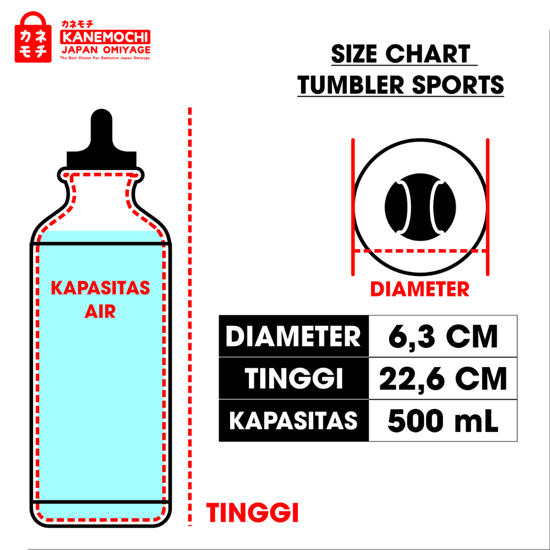Japanese Active Adventure Bottle | Botol Minum Spo... - Gambar 8