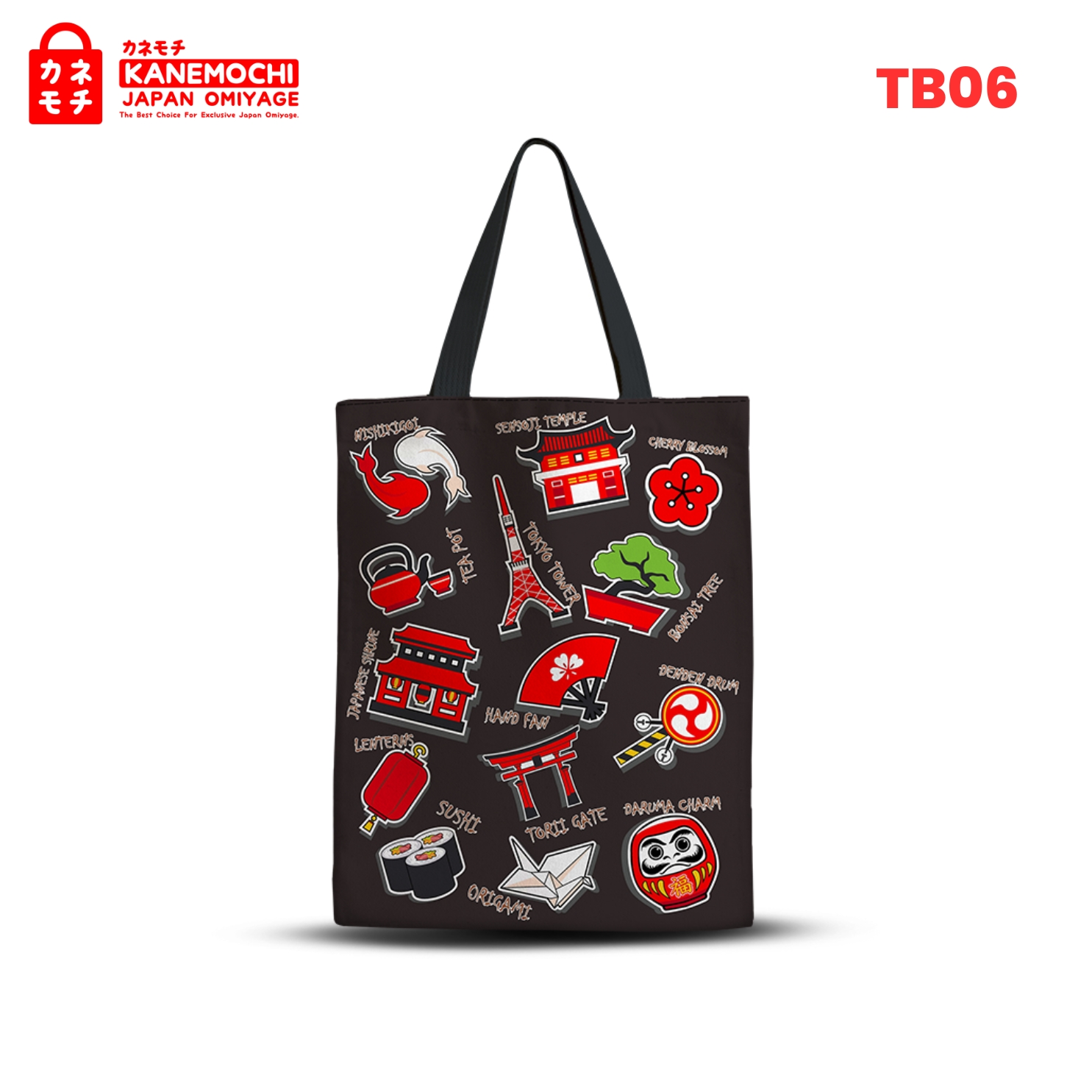 Japanese Lifestyle Tote Bag | Tas Jinjing Motif Je... - Gambar 8