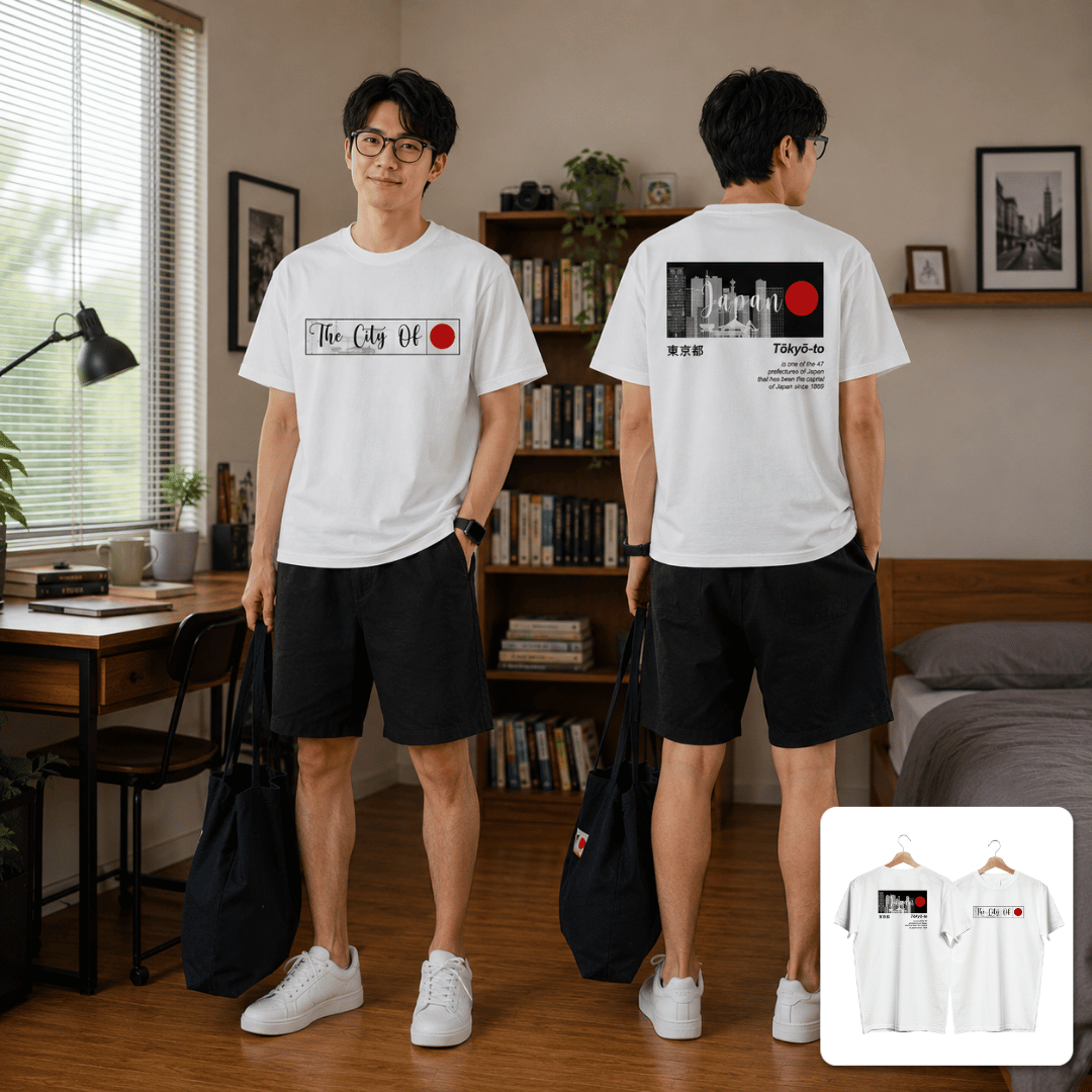 IMPERIAL COLLECTION TEE TOKYO CITY JAPAN (WHITE) 3...