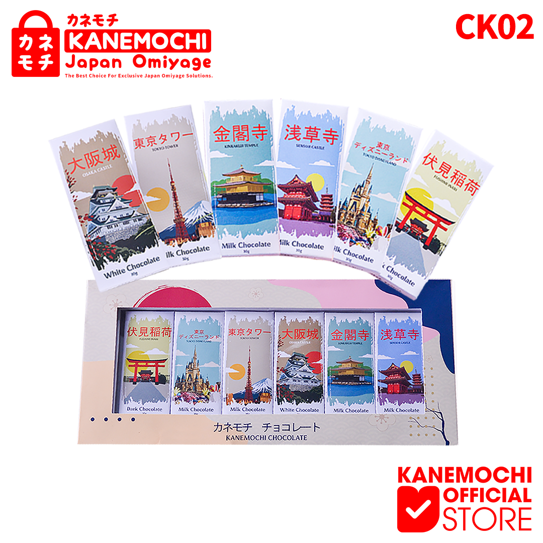 KANEMOCHI COKELAT TRAVEL JAPAN MIX RASA 6 IN 1 SNA...