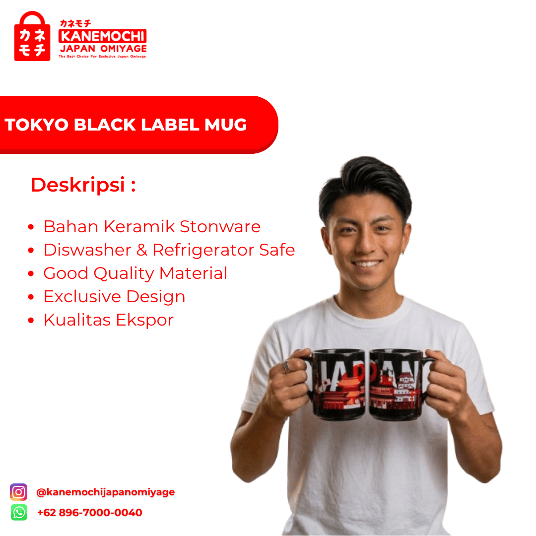 Tokyo Black Label Mug | Mug Keramik Motif Jepang H... - Gambar 15