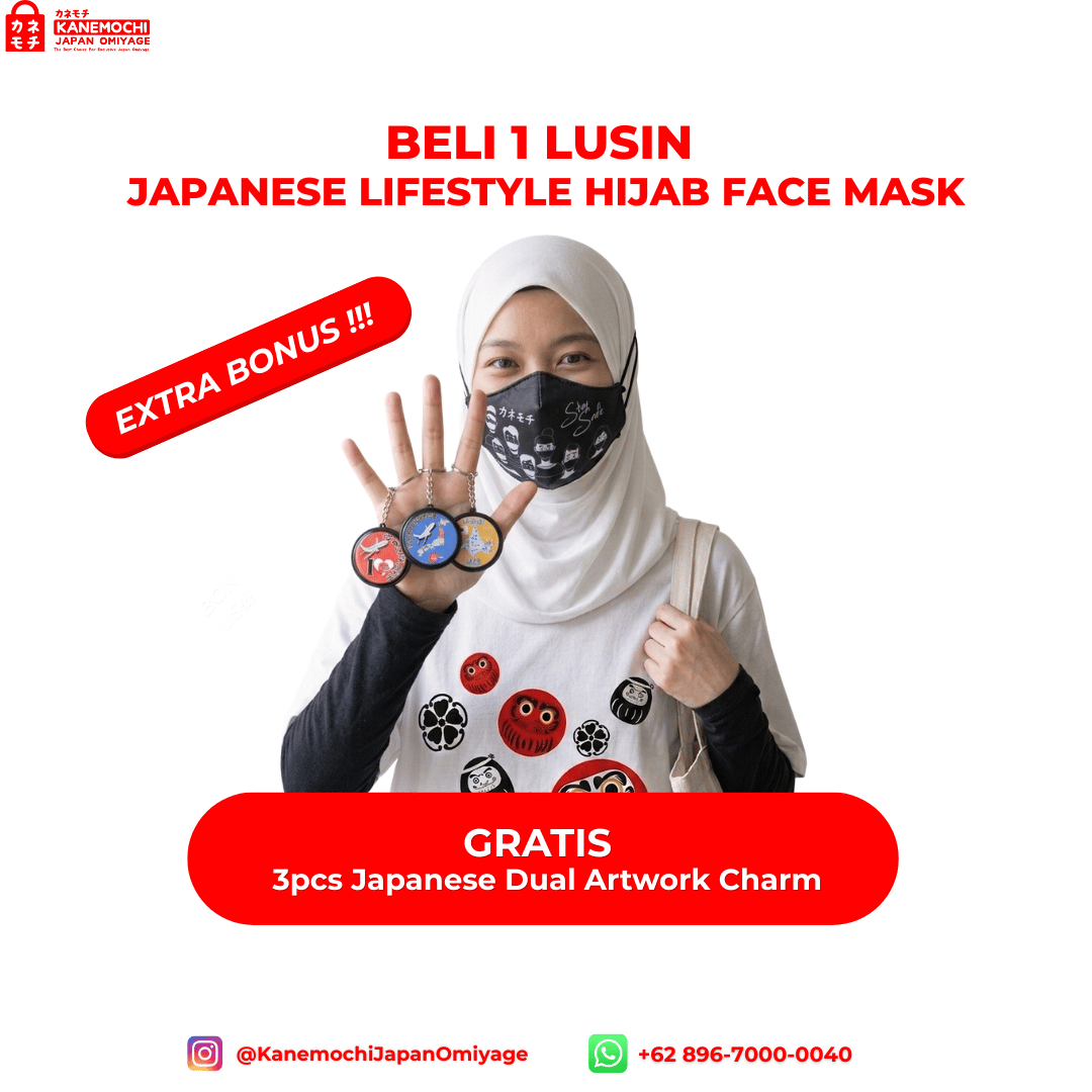 Japanese Lifestyle Face Mask | Masker  Motif Jepan... - Gambar 19