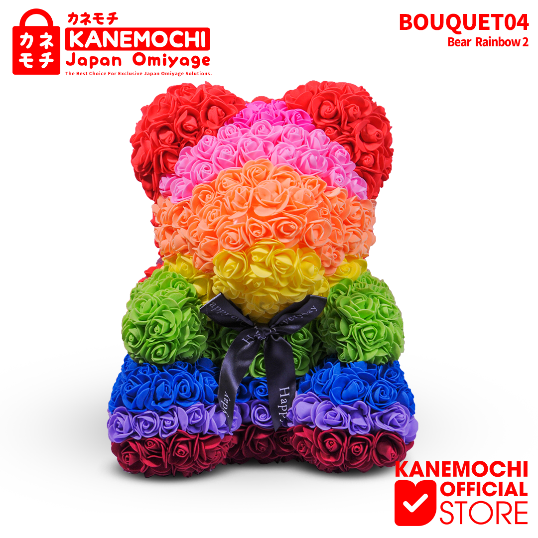 KANEMOCHI TEDDY BEAR ROSE BOUQUET - KANEMOCHI TEDD... - Gambar 8
