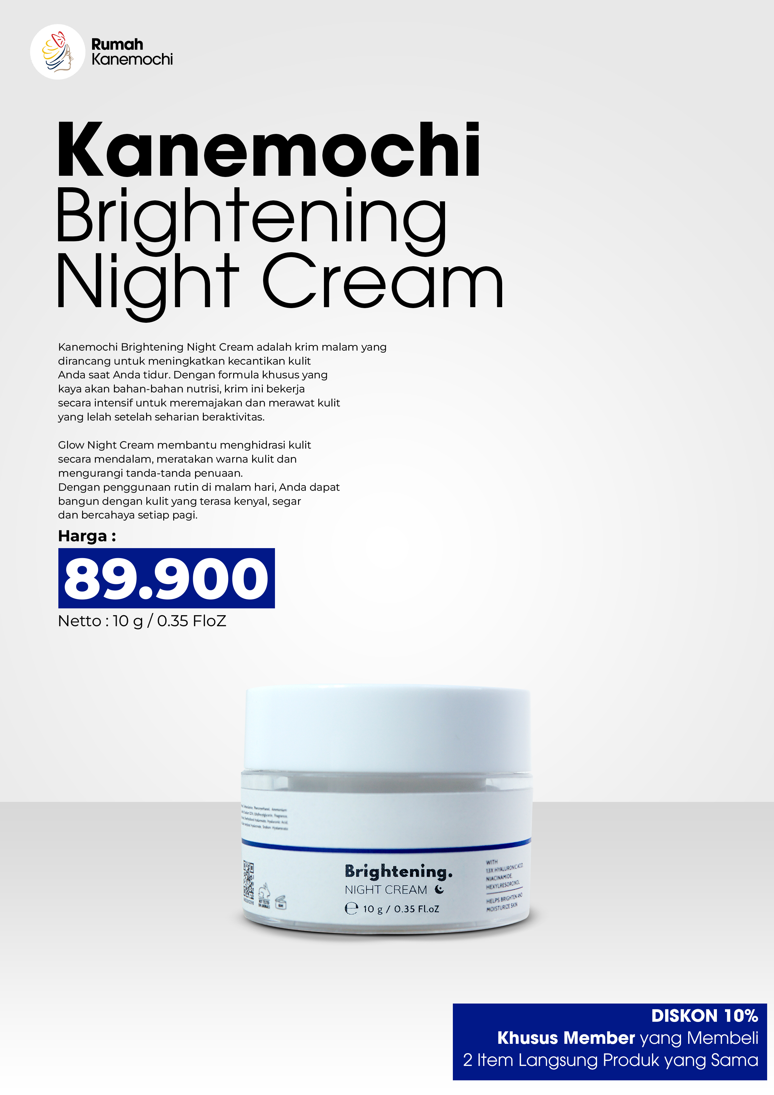 KANEMOCHI CARE SKINCARE  WHITELABEL - CRYSTAL WHIT... - Gambar 3