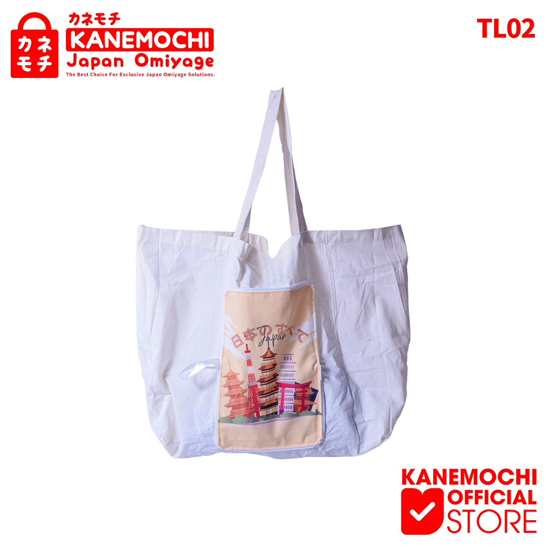 KANEMOCHI BAG / TAS LIPAT KANVAS SERBAGUNA MOTIF J... - Gambar 2