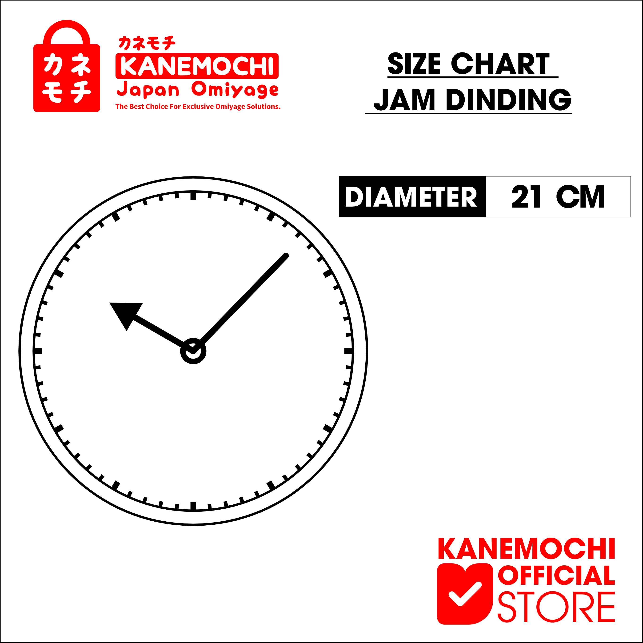 KANEMOCHI TOKEI - KANEMOCHI JAM DINDING NEW - Souv... - Gambar 11