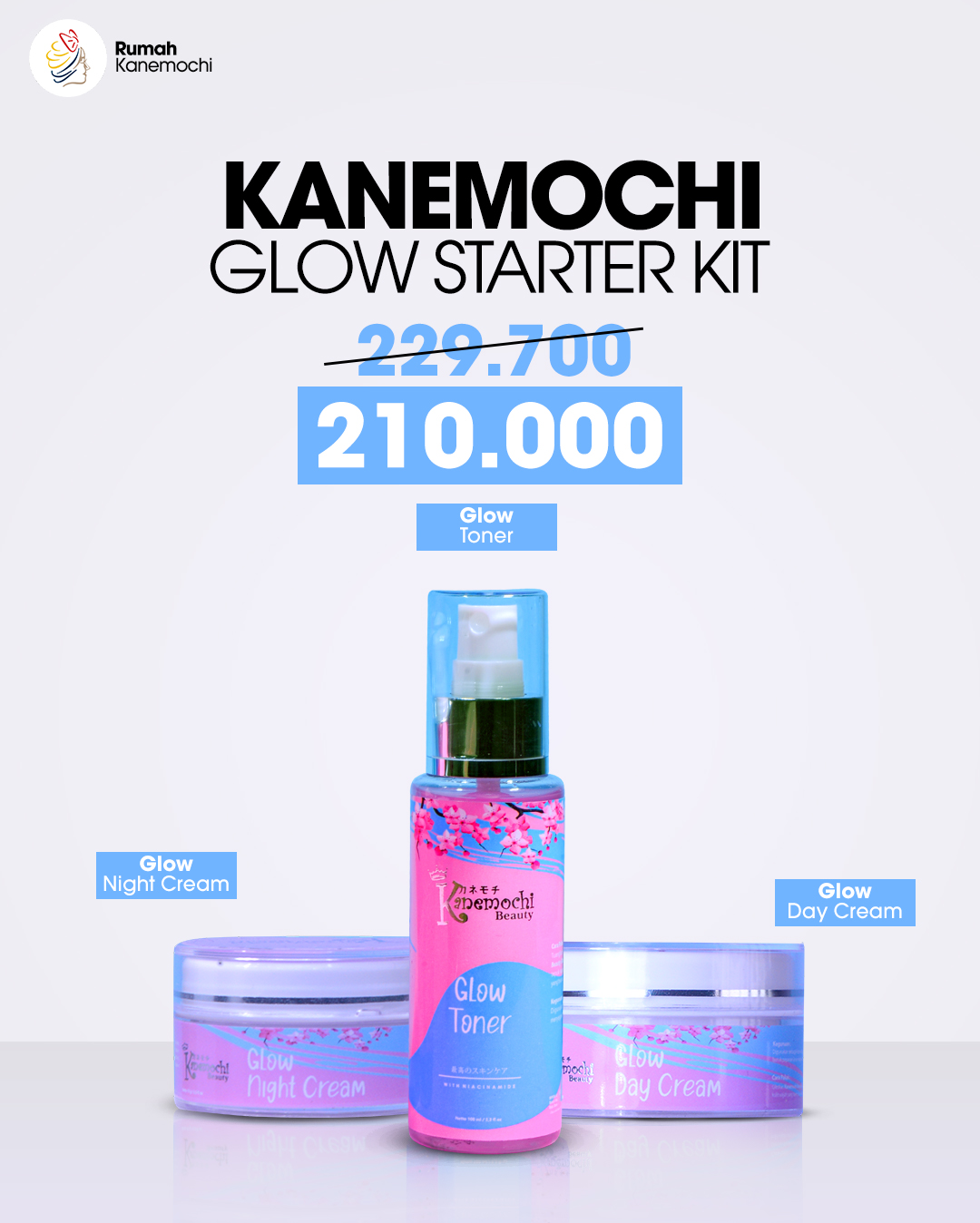 KANEMOCHI CARE PINK MAGIC GLOW SOAP - GLOW STARTER...