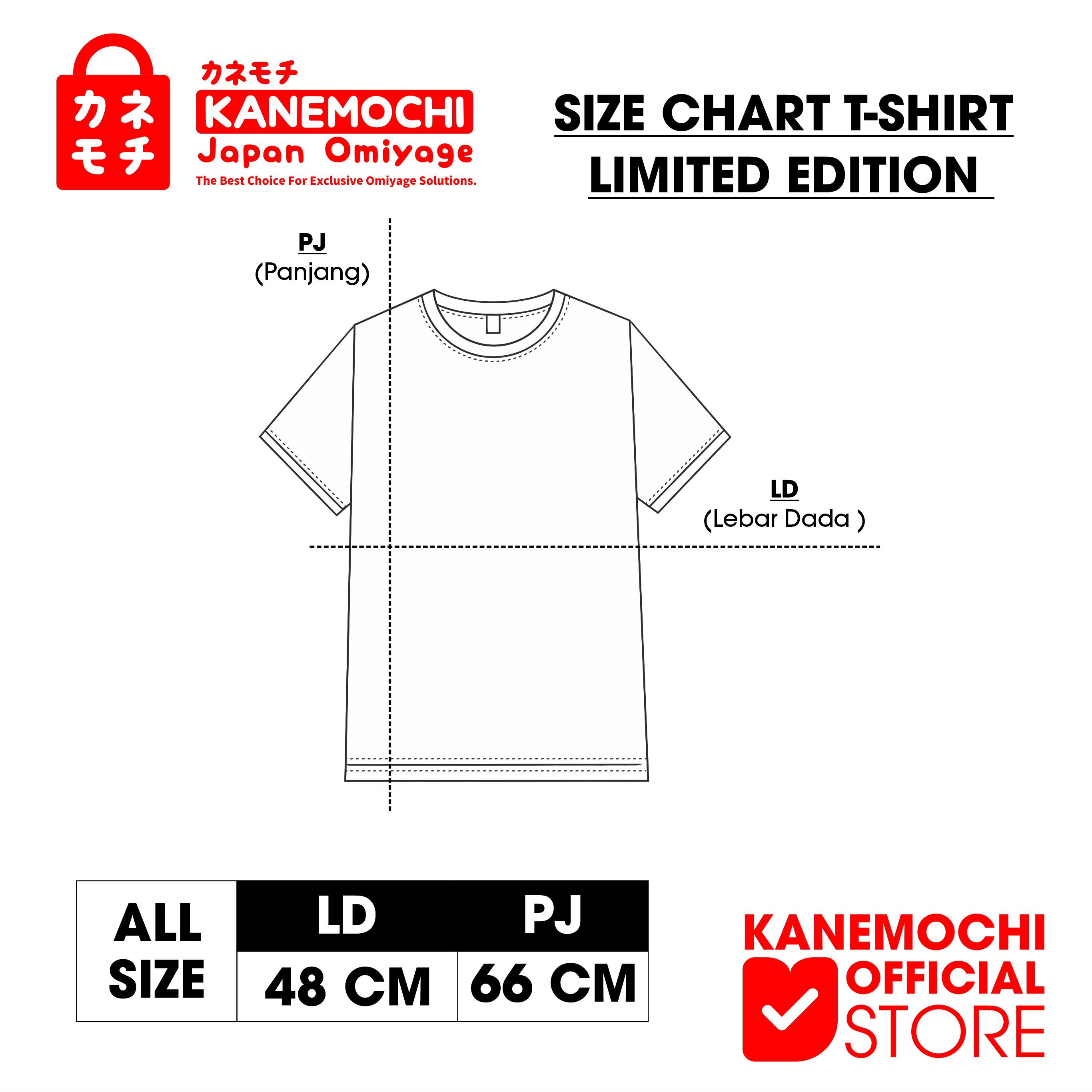KANEMOCHI T-SHIRT - KANEMOCHI KAOS PREMIUM MOTIF T... - Gambar 3