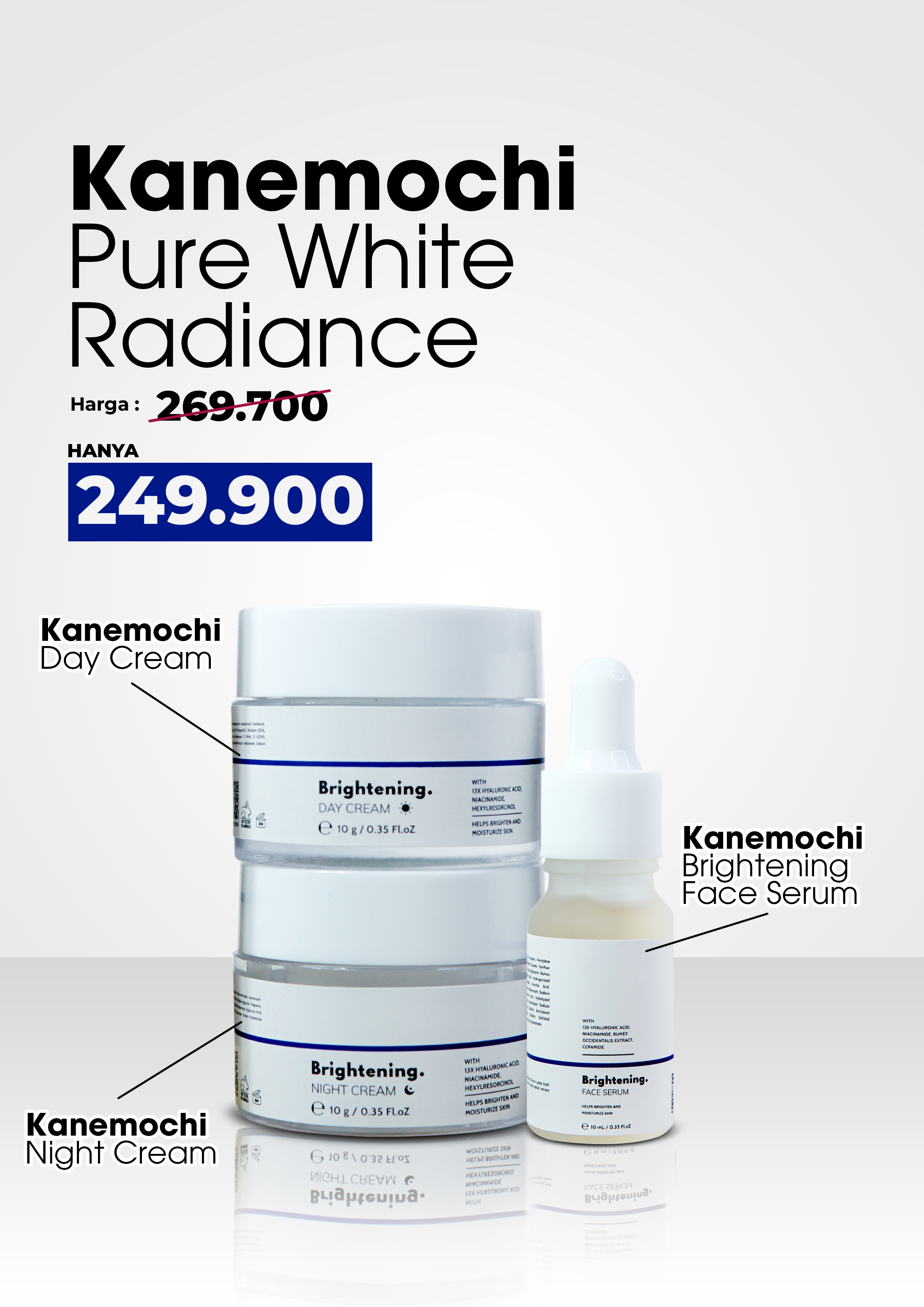 KANEMOCHI CARE SKINCARE WHITELABEL  - PURE WHITE R...