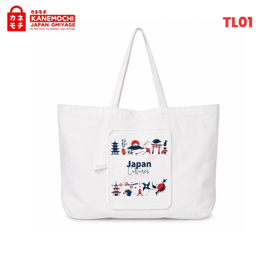 Japanese Smart Fold Bag | Tas Belanja Lipat Motif... - Gambar 27