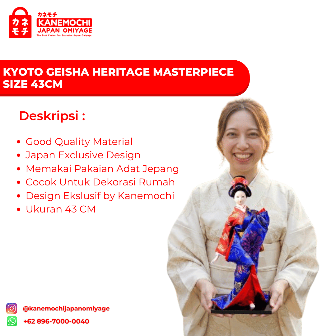 Kyoto Geisha Heritage Masterpiece Size 43 CM | Fig... - Gambar 9