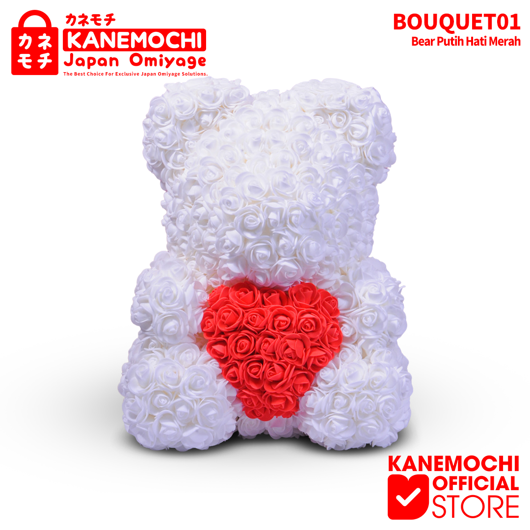 KANEMOCHI TEDDY BEAR ROSE BOUQUET - KANEMOCHI TEDD... - Gambar 4