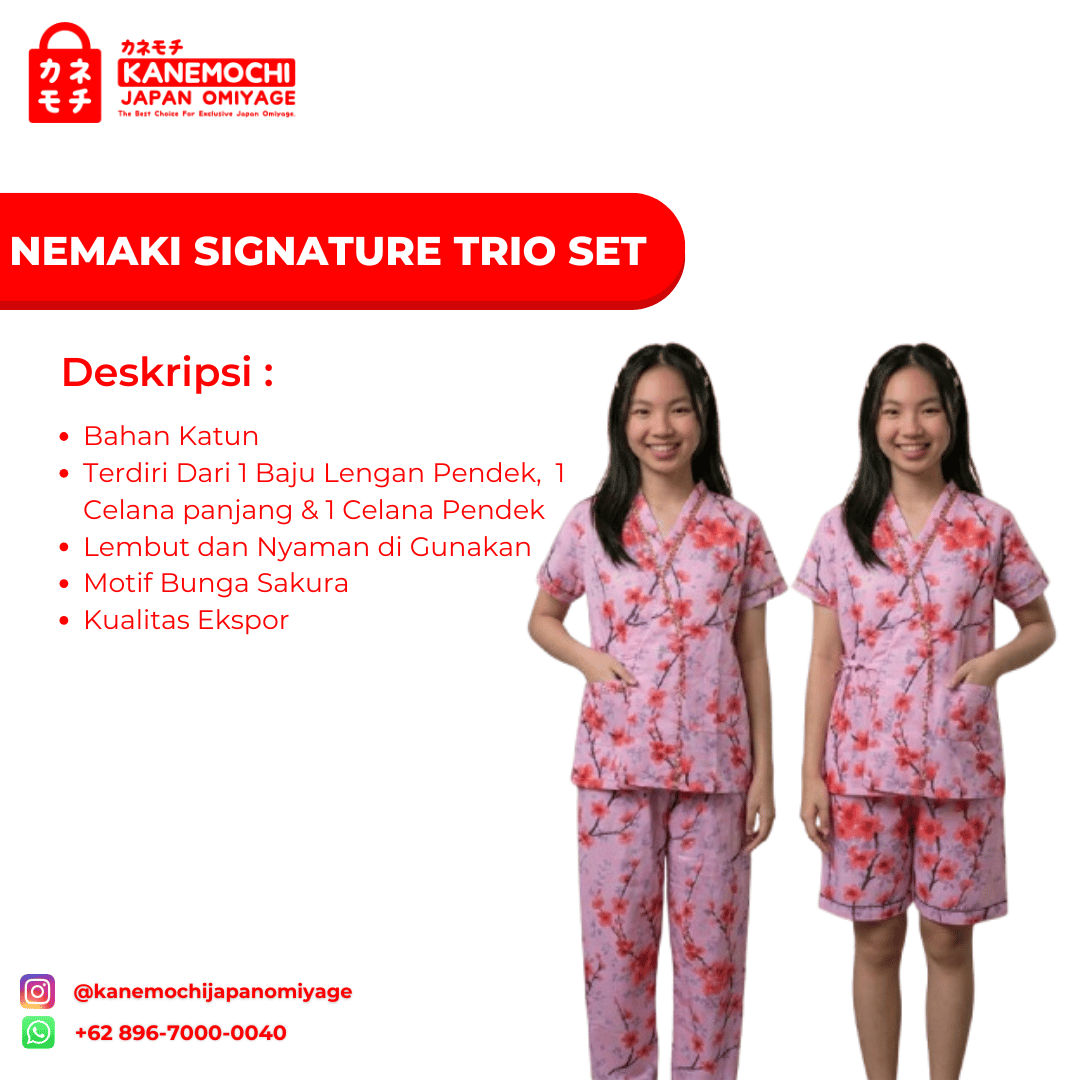 Nemaki Signature Trio Set - NEMAKI JAPAN 3 IN 1 -... - Gambar 7