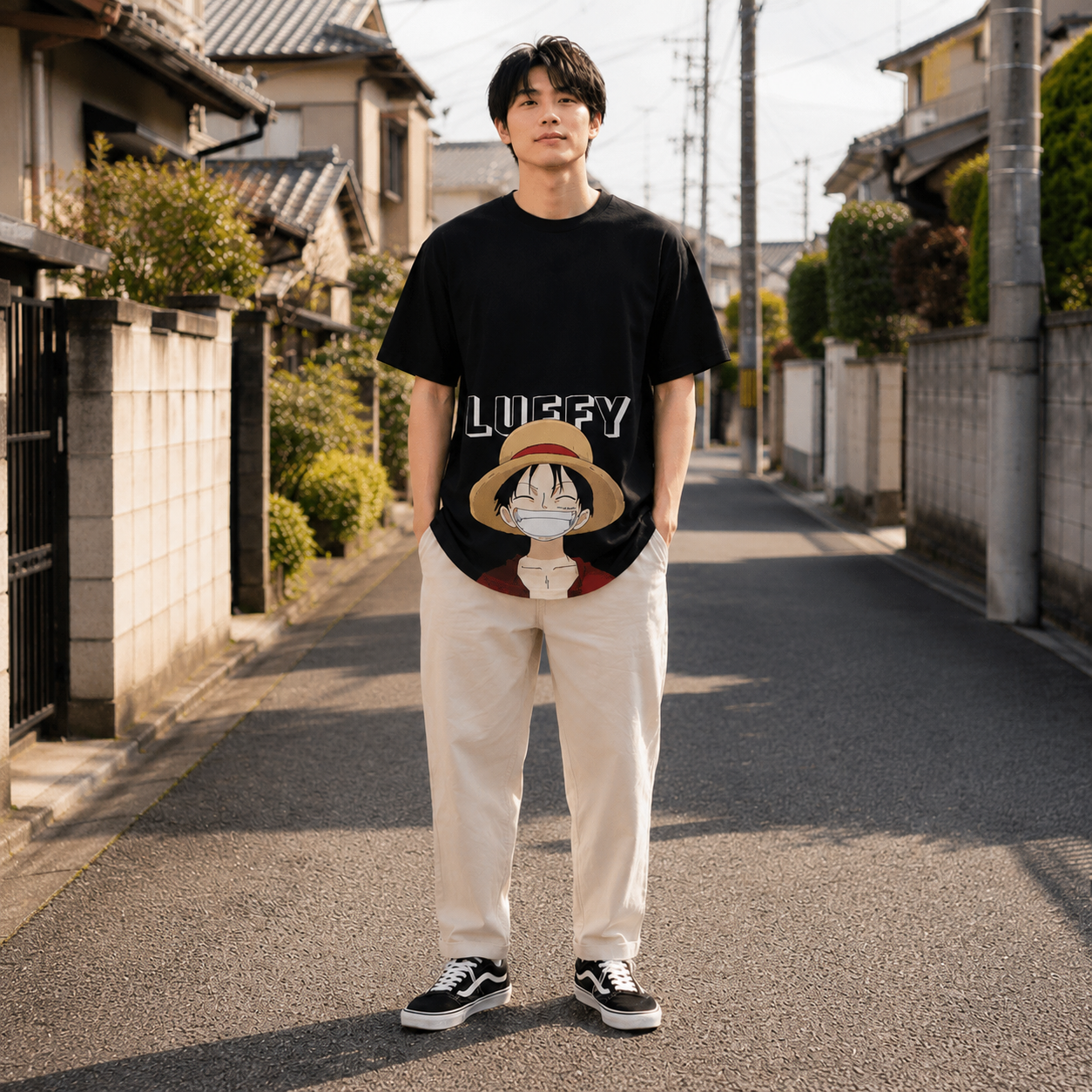 LEGACY COLLECTION TEE LUFFY ONE PIECE (BLACK) 30S... - Gambar 2