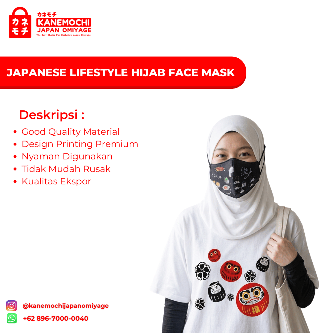 Japanese Lifestyle Face Mask | Masker  Motif Jepan... - Gambar 14