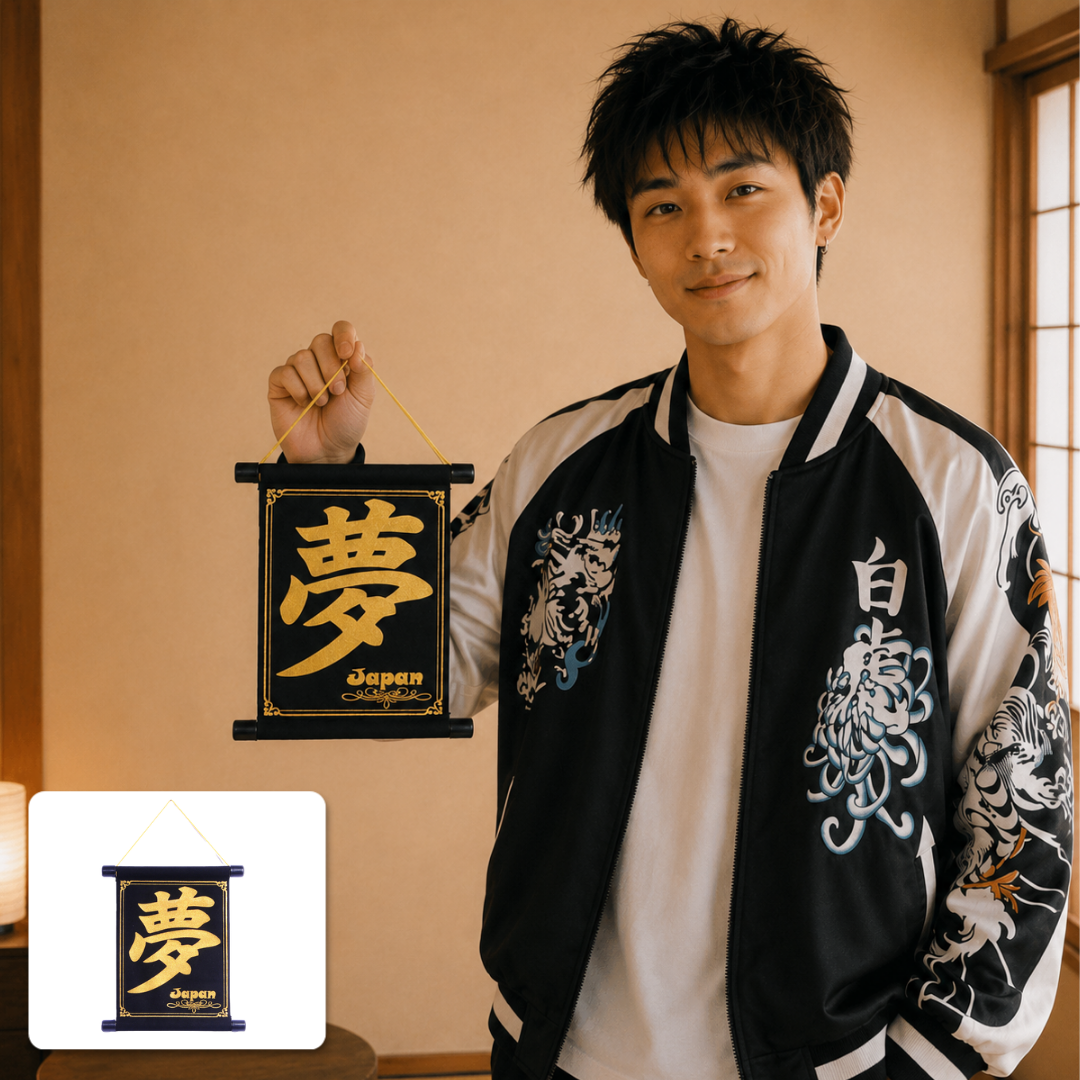 Premium Japanese Wall Art Collection YUME GOLD & S...
