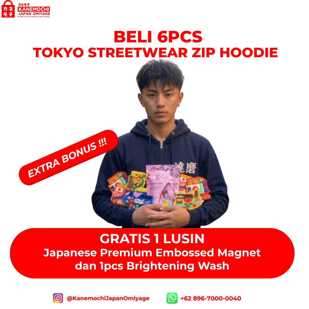Tokyo Streetwear Zip Hoodie TOKYO JAPAN ALLSIZE &... - Gambar 15