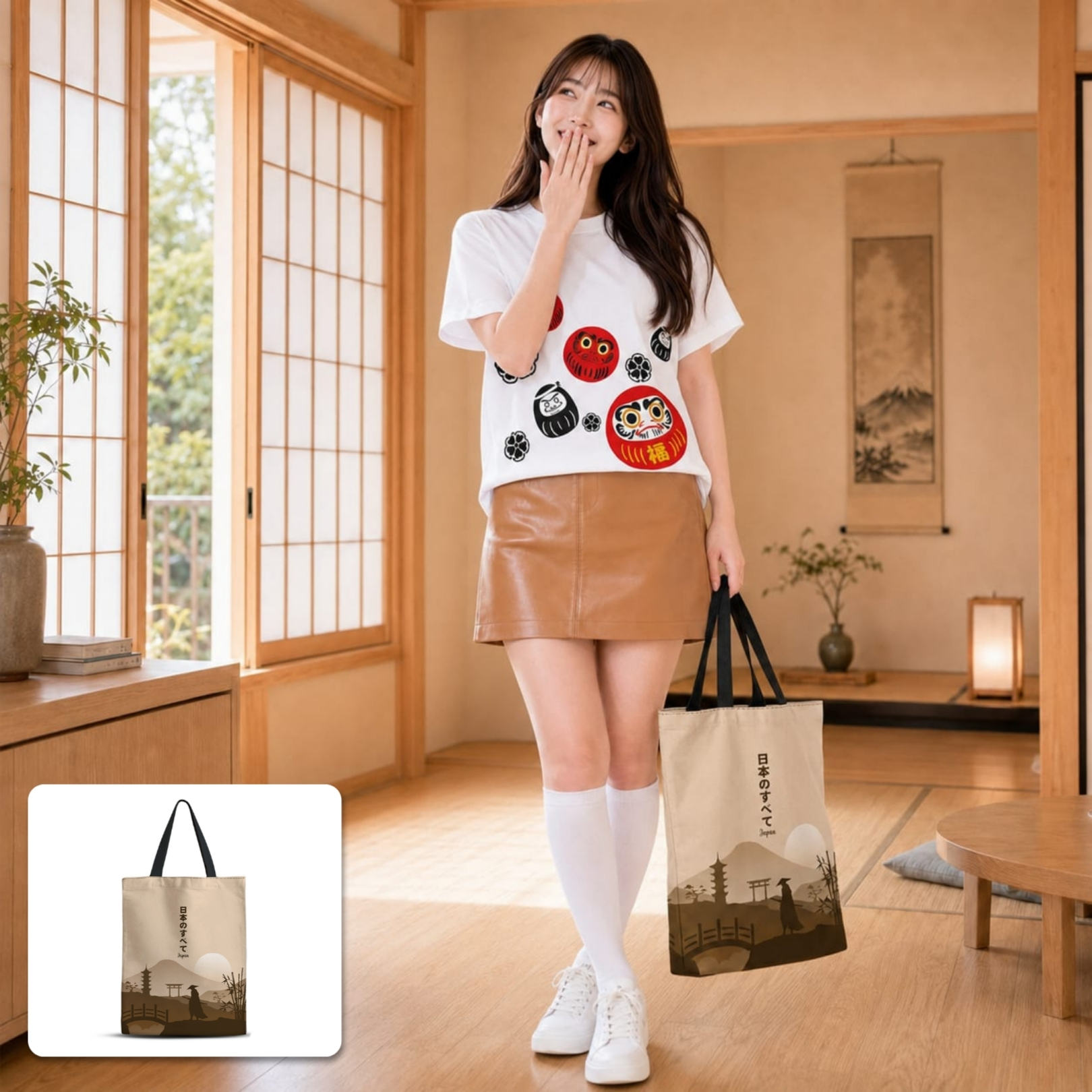 Authentic Japanese Lifestyle Bag | Totebag Kanvas...