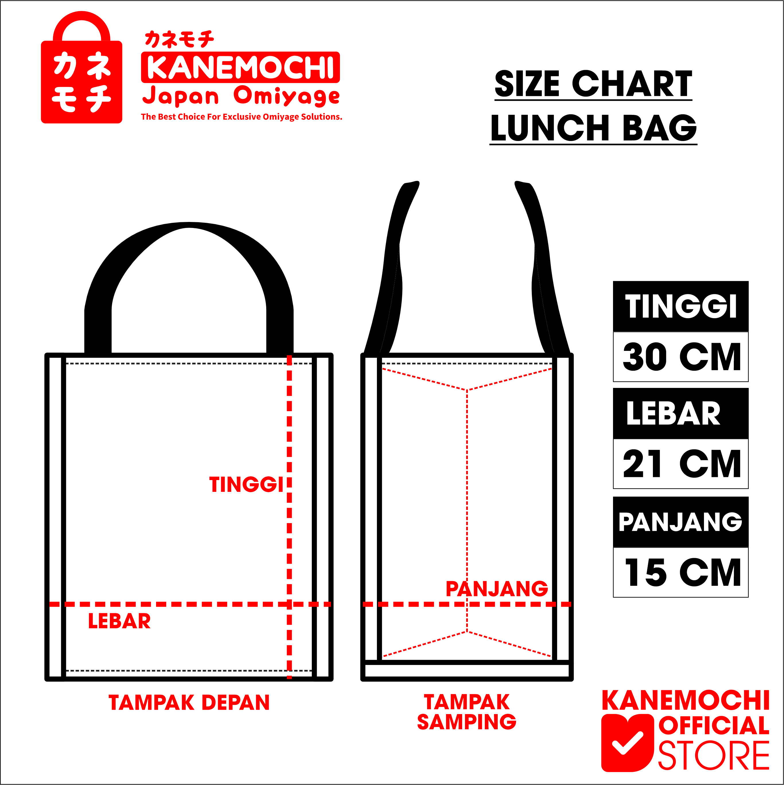 KANEMOCHI BAG 4 IN 1 - KANEMOCHI TAS SELEMPANG - K... - Gambar 3