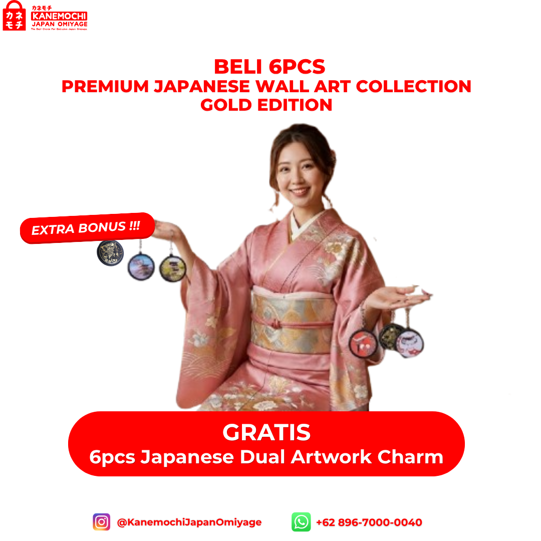 Premium Japanese Wall Art Collection HANA GOLD & S... - Gambar 5