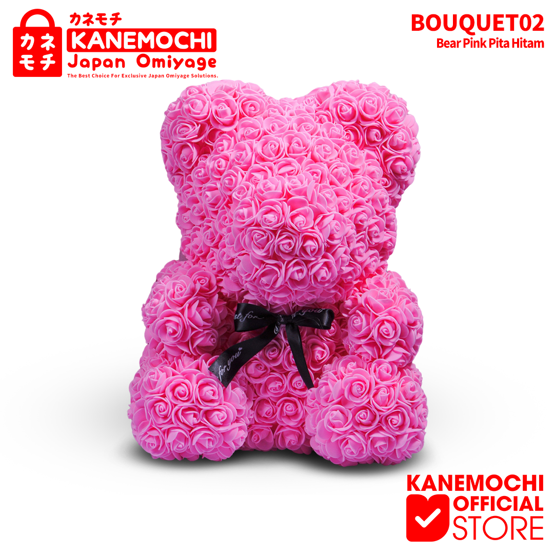 KANEMOCHI TEDDY BEAR ROSE BOUQUET - KANEMOCHI TEDD... - Gambar 4