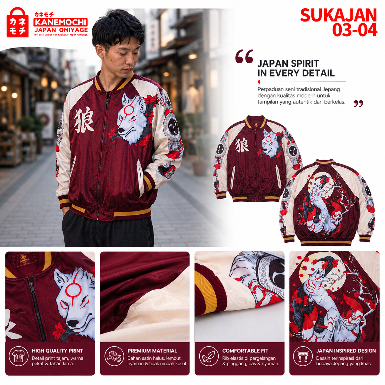 Sukajan Heritage Collection - JAKET BASEBALL - JAK... - Gambar 7