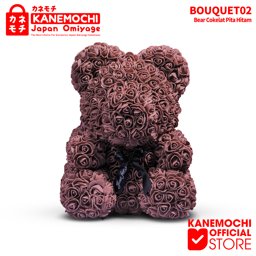 KANEMOCHI TEDDY BEAR ROSE BOUQUET - KANEMOCHI TEDD... - Gambar 5