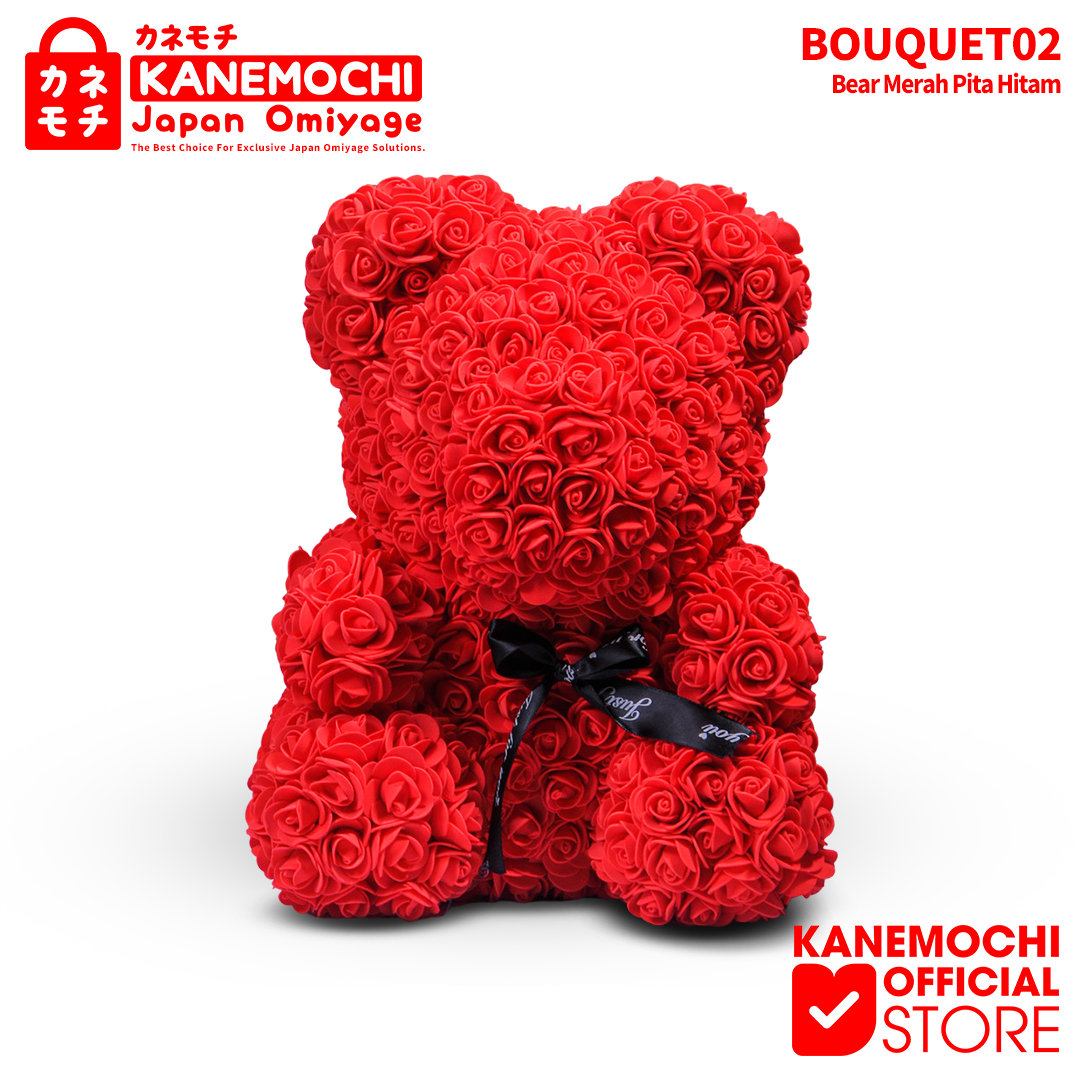 KANEMOCHI TEDDY BEAR ROSE BOUQUET - KANEMOCHI TEDD... - Gambar 2
