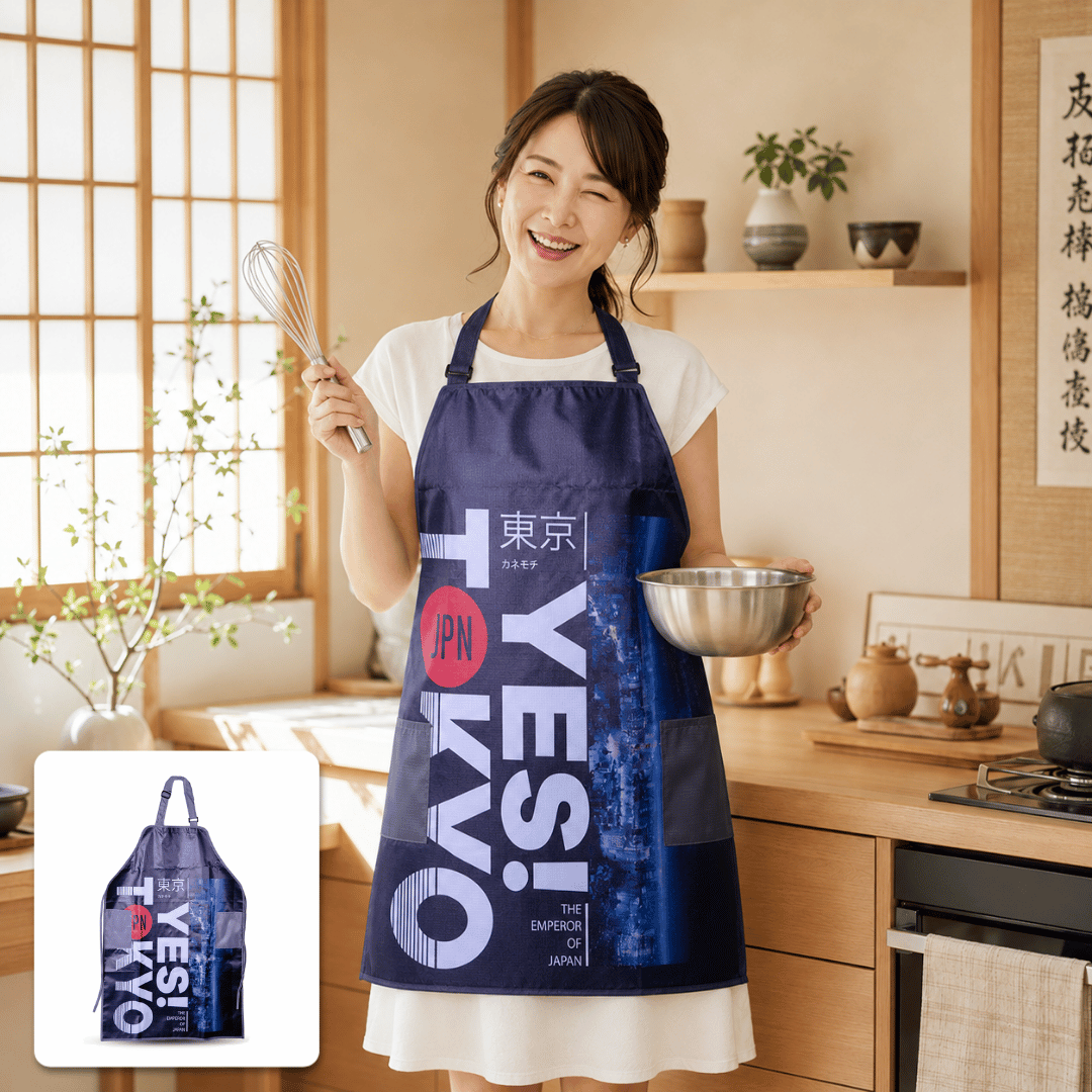 Signature Culinary Apron - Kanemochi Celemek Masak... - Gambar 8